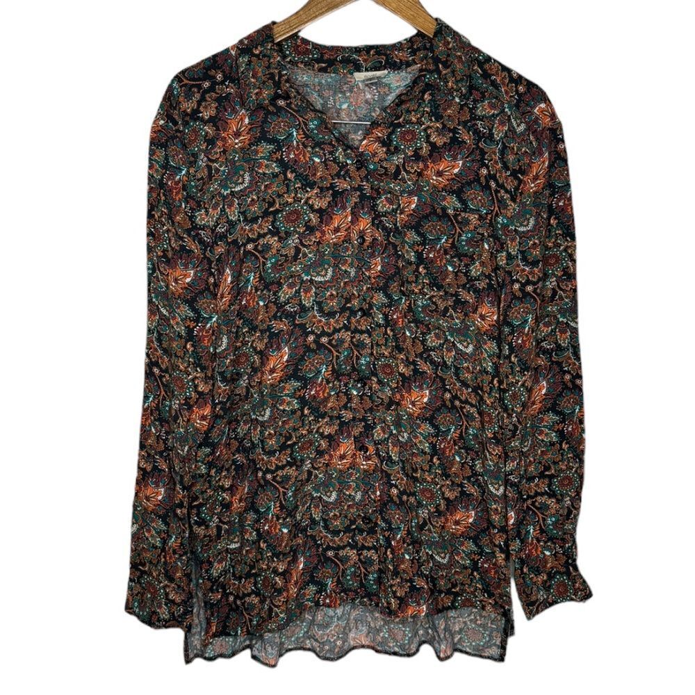Ecote Multicolor Floral Blouse